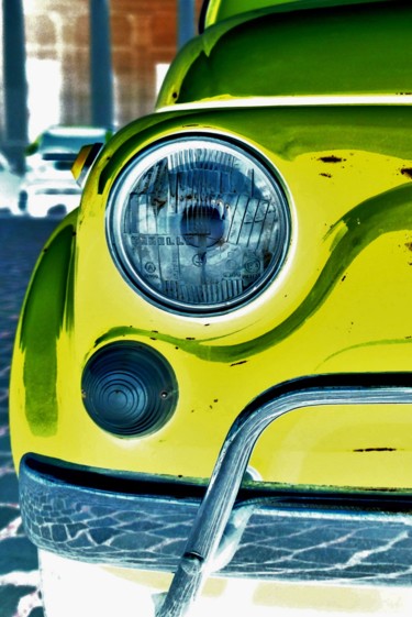 FIAT 500 LOVE GRAPHYCAL LIGHT PHOTOGRAPHIE Photography titled "FIAT 500 LOVE GRAPH…" by Gaudi .C, Original Artwork, Manipulated Photography