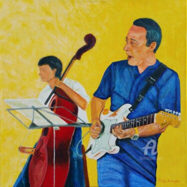 Peinture intitulée "When Jazz meets Roc…" par Philippe Van Bellinghen, Œuvre d'art originale, Acrylique