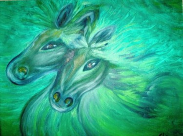 Pintura intitulada "Rajada" por Gal Castro, Obras de arte originais