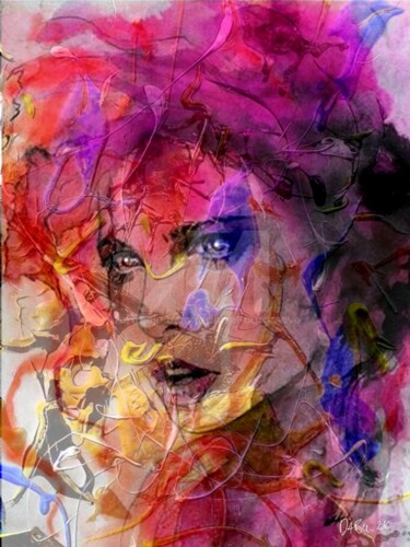 FEMME AUX CHEVEUX ROUGE.