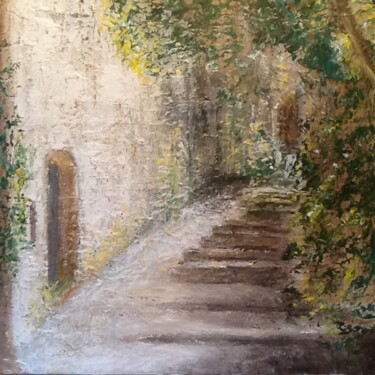 Painting titled "Le thym et le serpo…" by Anne Vignau, Original Artwork