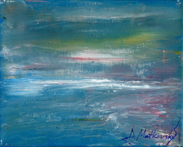 Painting titled "Megan Lewis-Sea of…" by Dmitri Matkovsky, Original Artwork, Acrylic