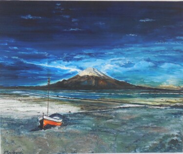 Peinture intitulée "Solitude" par Jeanne-Marie Delbarre, Œuvre d'art originale, Huile