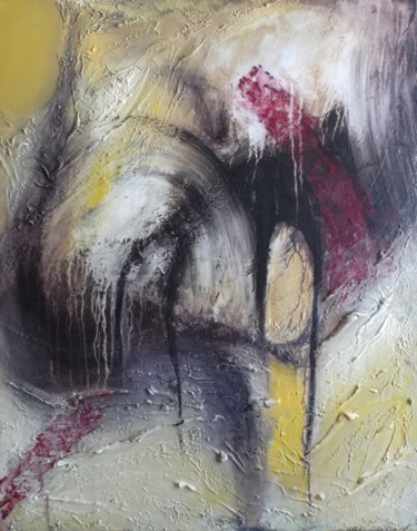 Vers l'unicité Peinture intitulée "Vers l'unicité" par Coralie Giboz, Œuvre d'art originale, Acrylique