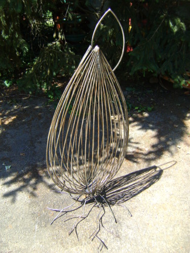 "germination 1" Sculptuur getiteld ""germination 1"" door Nadine Trescartes (fildefériste), Origineel Kunstwerk, Metalen