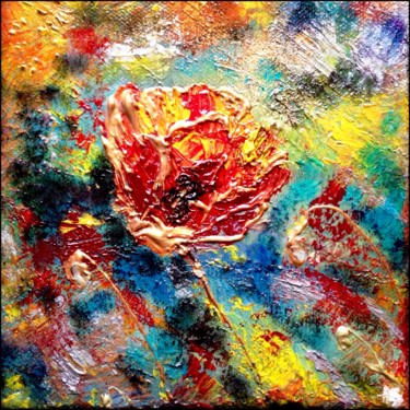 Schilderij getiteld "Multicolore" door Anne Brigaud, Origineel Kunstwerk