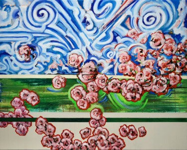 Peinture intitulée "Parc Floral" par Pascal Buffard, Œuvre d'art originale