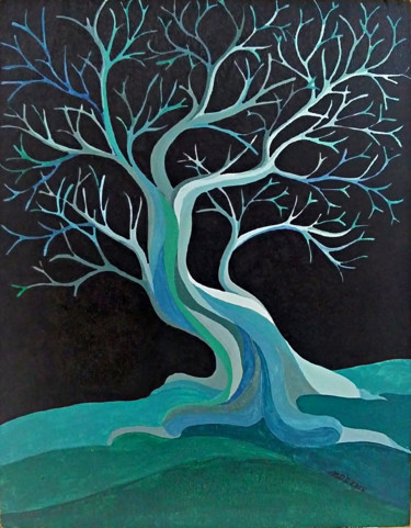 Pittura intitolato "ULIVO" da Narciso Dall Orto, Opera d'arte originale, Acrilico
