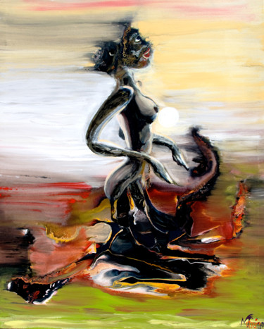 Révélation Peinture intitulée "Révélation" par M Art'In, Œuvre d'art originale