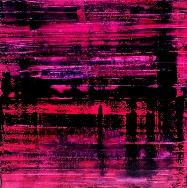 Malerei mit dem Titel "Tableau grand abstr…" von Sandrine Hartmann, Original-Kunstwerk, Acryl
