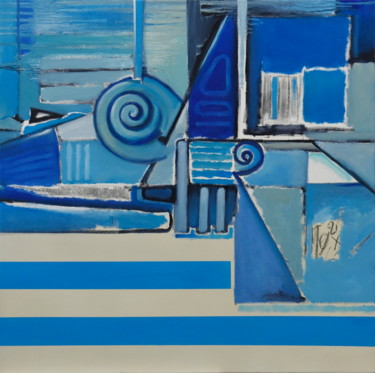 Peinture intitulée "Nautile" par Pascal Buffard, Œuvre d'art originale