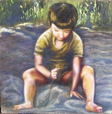 Pintura titulada "FEDE" por Rosario De Mattos, Obra de arte original, Oleo