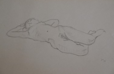 Disegno intitolato "Croquis 11" da Stefano Di Marco, Opera d'arte originale, Carbone