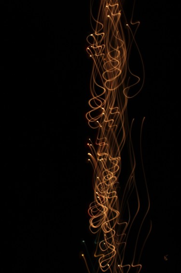 Photographie intitulée "Energies d'Eveil" par François Tondeur, Œuvre d'art originale, Light Painting
