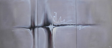 Malerei mit dem Titel "Triptyque" von Manuela Limacher, Original-Kunstwerk, Acryl