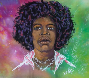 Jimmy Peinture intitulée "Jimmy" par Kpbc, Œuvre d'art originale, Pastel
