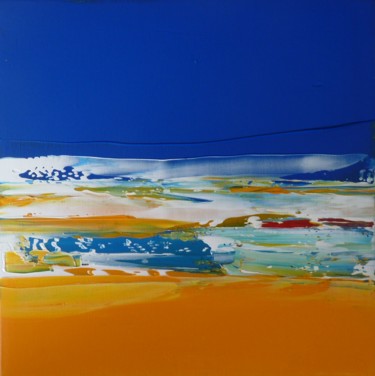 Peinture intitulée "Paysage" par Brigitte Bibard-Guillon, Œuvre d'art originale, Acrylique