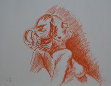 Disegno intitolato "Croquis 16" da Stefano Di Marco, Opera d'arte originale, Carbone