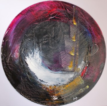 Peinture intitulée "L'ultime instant -…" par Clau Redier-Clément, Œuvre d'art originale, Huile