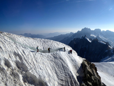 Photographie intitulée "Aiguille du Midi 2" par Jean Paul Rosso, Œuvre d'art originale