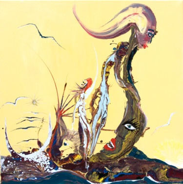 De cause à effet Peinture intitulée "De cause à effet" par M Art'In, Œuvre d'art originale