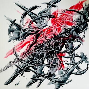 Peinture intitulée "La ronde de l'espoir" par Pierre-Paul Marchini, Œuvre d'art originale, Huile