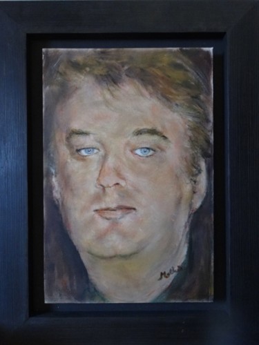 Peinture intitulée "Dominique Besneard" par Maclade, Œuvre d'art originale, Huile