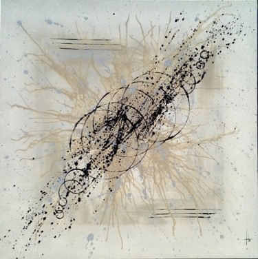 "Tableau grand abstr…" başlıklı Tablo Sandrine Hartmann tarafından, Orijinal sanat, Akrilik