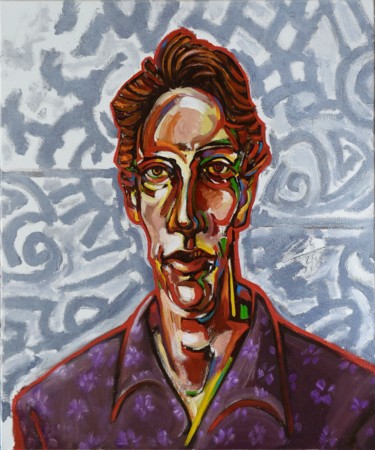 Peinture intitulée "Isohélie" par Pascal Buffard, Œuvre d'art originale, Huile