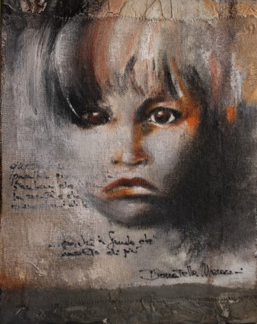 Painting titled "Mondo parallelo II" by Donatella Marraoni, Original Artwork, Oil