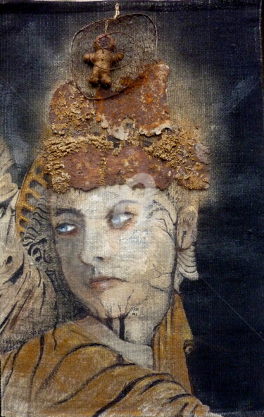 2015-regard-sur-un-passe-rouille-jpg Peinture intitulée "2015-regard-sur-un-…" par Domondo, Œuvre d'art originale