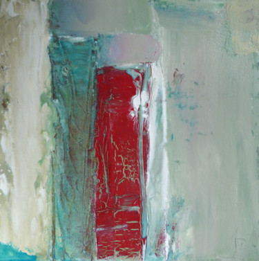 Peinture intitulée "Dianeste. 40 x 40 cm" par Christophe Rivière, Œuvre d'art originale, Huile Monté sur Panneau de bois