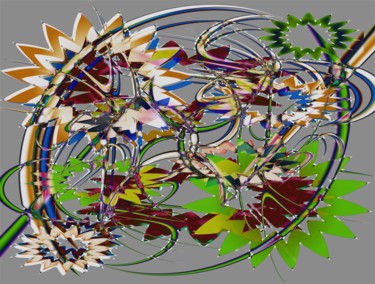 Arte digital titulada "rêves de fleurs.jpg" por Decolorado, Obra de arte original, Pintura Digital