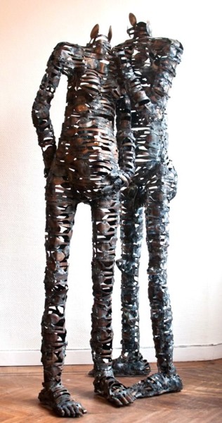 Sculpture intitulée "Corps 1" par Freddy Tsimba, Œuvre d'art originale