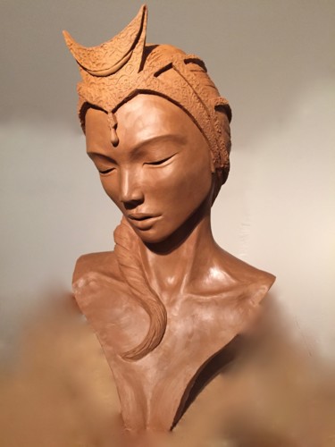 Séléné Sculpture intitulée "Séléné" par Corine Dardel, Œuvre d'art originale