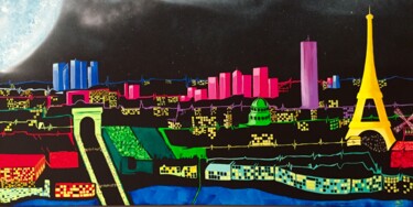 Paris: Still Alive! Peinture intitulée "Paris: Still Alive!" par Xale, Œuvre d'art originale, Acrylique