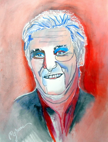 Drawing titled "George Pernoud" by Mysane, Original Artwork, Ink