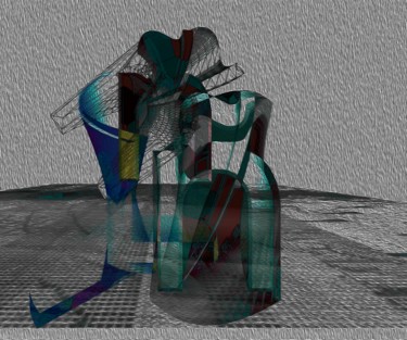 Arte digital titulada "Tramex meninas.jpg" por Decolorado, Obra de arte original, Pintura Digital