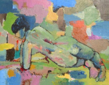 Peinture intitulée "MALY - PATCHWORK NO…" par Marcel Clerc, Œuvre d'art originale