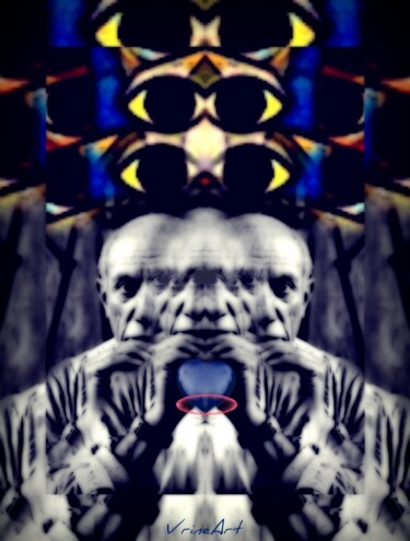 Arts numériques intitulée "L'ange de Pablo..." par Vrineart, Œuvre d'art originale