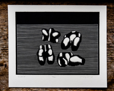 印花与版画 标题为“mannequins” 由Alexander Todorov, 原创艺术品, Linocuts