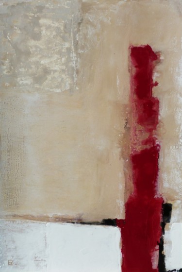 Peinture intitulée "Léo. 80 x 120 cm" par Christophe Rivière, Œuvre d'art originale, Huile