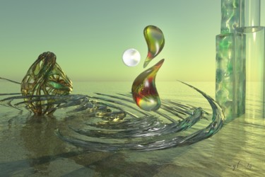 数字艺术 标题为“Kraken 6” 由Lyhl, 原创艺术品