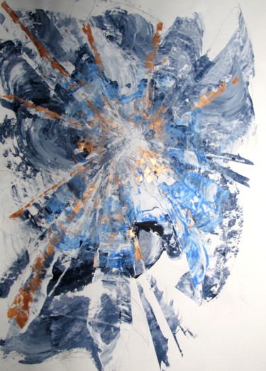 Painting titled "A BIRD MAY BE KNOWN…" by Dmitri Matkovsky, Original Artwork, Acrylic