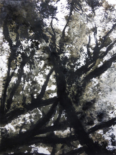 Frondaisons Dessin intitulée "Frondaisons" par Sébastien Bocquet, Œuvre d'art originale