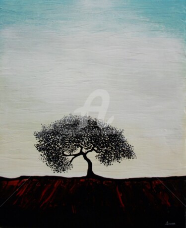 esprit-de-l-arbre-n-35-peinture-d-ibara-acrylique-sur-toile-format-60cm-sur-50cm.jpg Painting titled "esprit-de-l-arbre-n…" by Henri Ibara, Original Artwork, Acrylic
