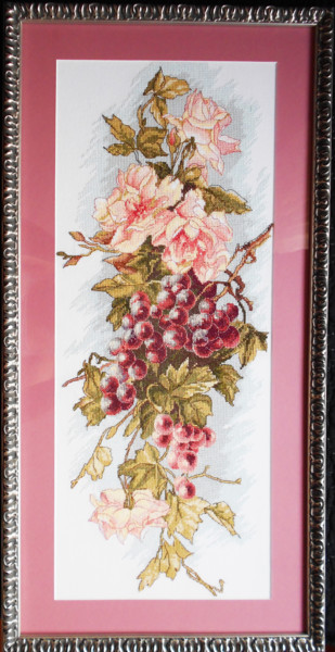 Текстильное искусство под названием "grapes" - Tektil, Подлинное произведение искусства