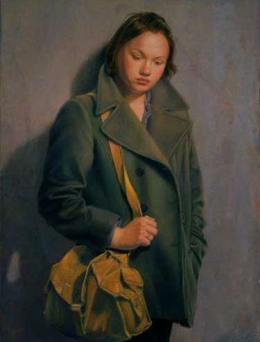 Peinture intitulée "EMILY" par John Hunn, Œuvre d'art originale, Pastel
