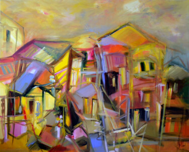 Au menu du jour Painting titled "Au menu du jour" by Muriel Cayet, Original Artwork, Acrylic