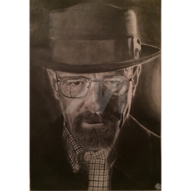 Drawing titled "Walter White" by Davidof, Original Artwork, Pencil